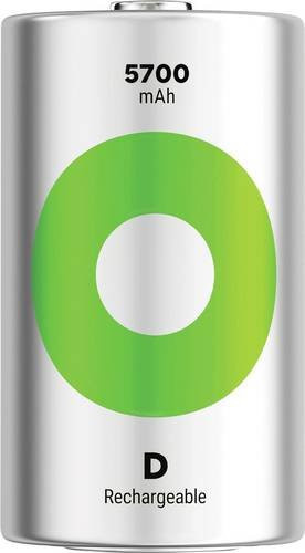 GP GPRCK570DB Mono D Akku NiMH 5700 mAh 1.2V in Silber - Bild 1