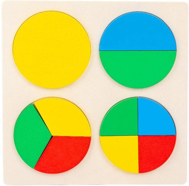 Binchi Outdoor Equipment Geometrische Form Holzpuzzle, Bunt / Mehrfarbig, Gelb, ab 3 Jahre - Bild 1