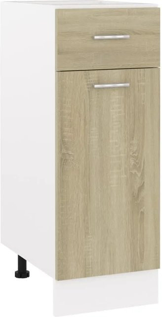 vidaXL Schubunterschrank Lyon Sonoma-Eiche, B/T/H: 30 x 46 x 81,5 cm - Bild 1