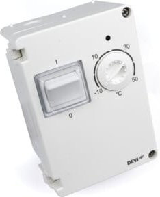 Devi Thermostat Leitungsfühler DEVIreg610#140F1080 in Weiß, wandmontiert - Bild 1