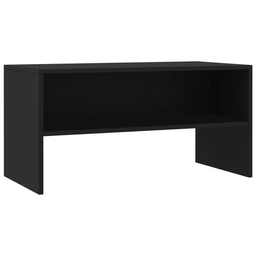 vidaXL TV-Schrank aus Holzwerkstoff in Schwarz, B/T/H: 80 x 40 x 40 cm - Bild 2