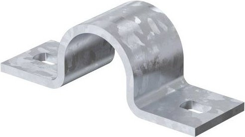 OBO Bettermann Befestigungsschelle aus Metall in Silber - Bild 1