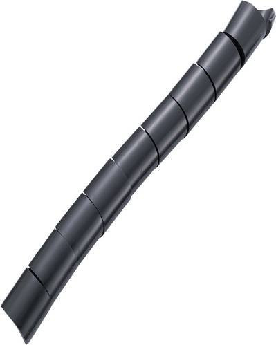 TRU Components Spiralschlauch TC-KSPR24BK203 Schwarz Meterware 20 bis 100mm - Bild 1
