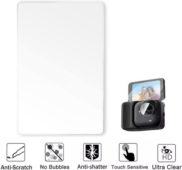 2er-Set Insta360 GO Ultra Displayschutz aus gehärtetem Glas, HD kratzfest und transparent - Bild 1