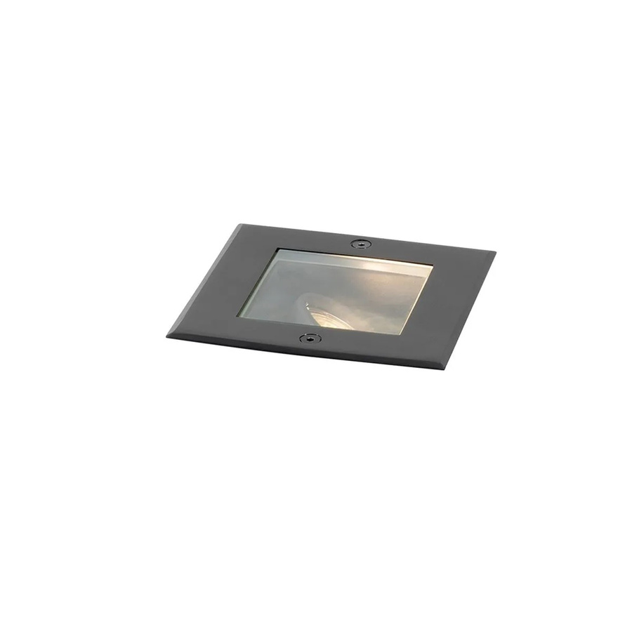 QAZQA Moderner Bodenspoiler Oneon in Schwarz, verstellbar und dimmbar, IP65, GU10 - Bild 2