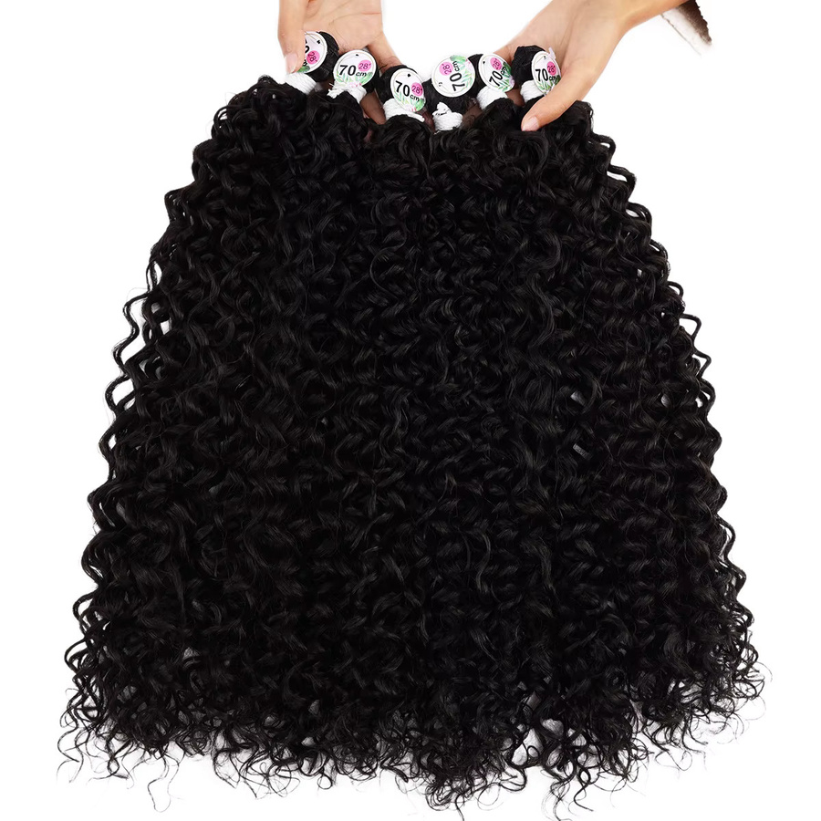 Booming Hair Wasserwellen-Haarverlängerung, synthetisch, Damen - Bild 2