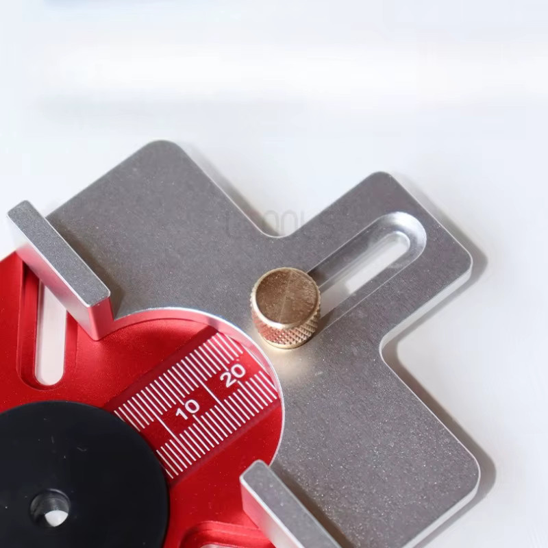 LTOOLS 2-in-1 Schlitz Positionierungsplatte aus Aluminiumlegierung für Holzbearbeitung und Schubladengriffe - Bild 3