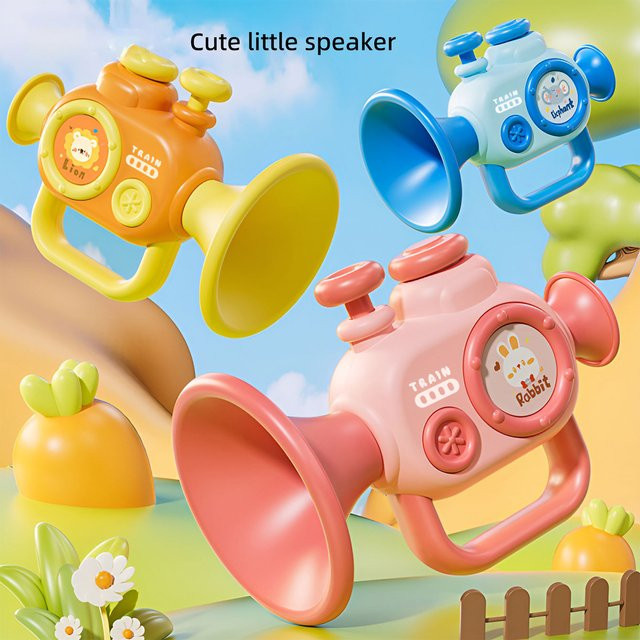 Baby-Trompeten-Spielzeuge, Musikinstrumente, Bunt / Mehrfarbig, Kunststoff - Bild 1