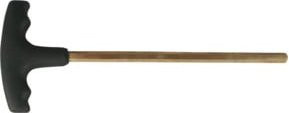 KS Tools BRONZEplus Innensechskant-Winkelstiftschlüssel mit T-Griff aus Aluminium-Bronze, 6 mm - Bild 1