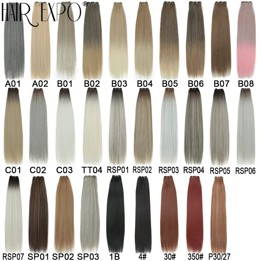 Hair Expo City Haar Extensions, Synthetisch, Glatt, 26 Zoll, 150g, Damen - Bild 3