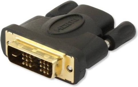 TECHly IADAP-HDMI-651 HDMI auf DVI Adapter Schwarz (1x HDMI-Stecker zu 1x DVI-Stecker 18+1pol.) - Bild 1