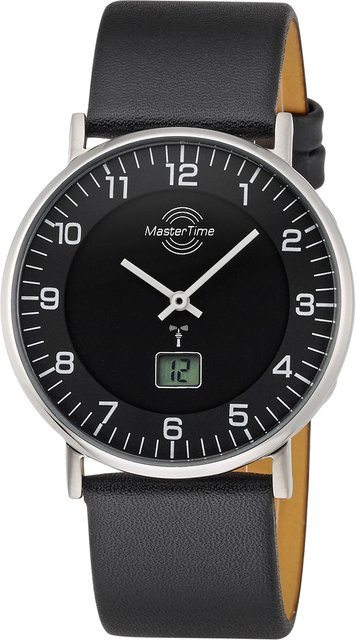 Master Time Herrenuhr, Funk Advanced Series, Quarz, Edelstahl, 40 mm - Bild 1