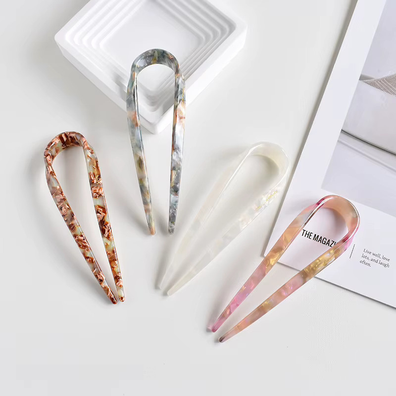 RaviMour Haar Pins Acetat U Form, Damen - Bild 2