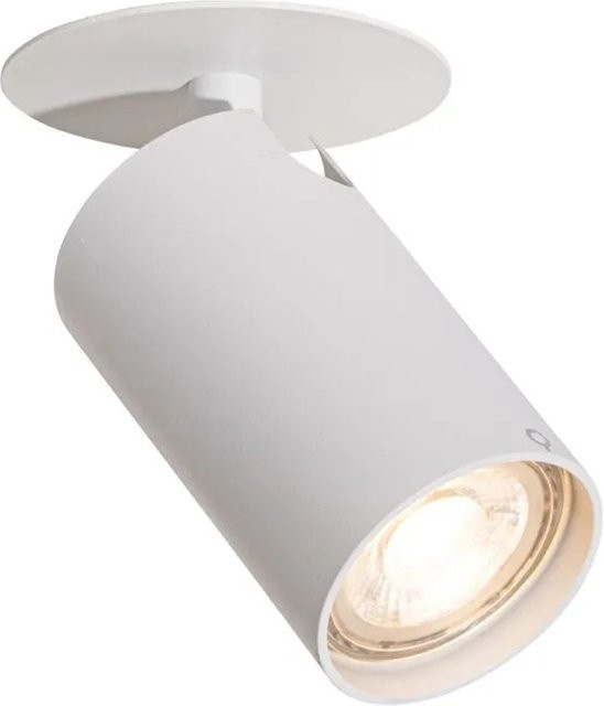QAZQA Moderner Einbaustrahler Weiß GU10 50mm Chels - Bild 1