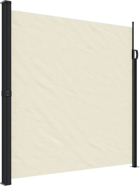 Furnicato Seitenmarkise ausziehbar Creme B: 600 cm, H: 200 cm - Bild 1