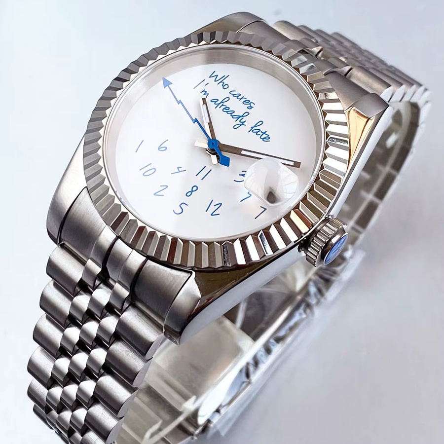 Tandorio Taucheruhr, Edelstahl, Saphirglas, 39 mm, Herren - Bild 3