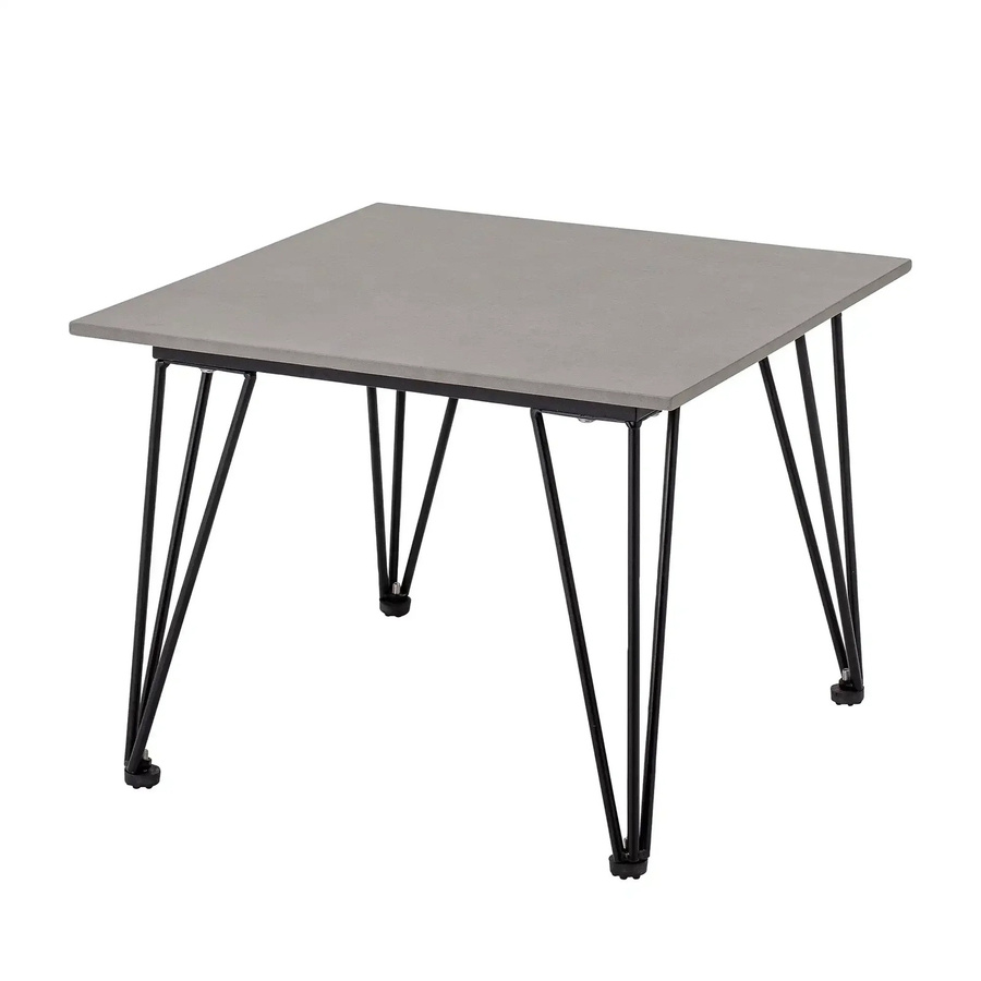 Bloomingville Couchtisch Mundo aus Faserzement in Grau, B/T/H: 55 x 55 x 42 cm - Bild 1