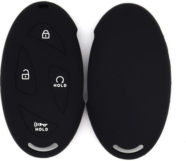 Schutzhülle aus Silikon für Hyundai Smart 5-7 Schlüssel Universal Grandeur GN7 in Schwarz - Bild 1
