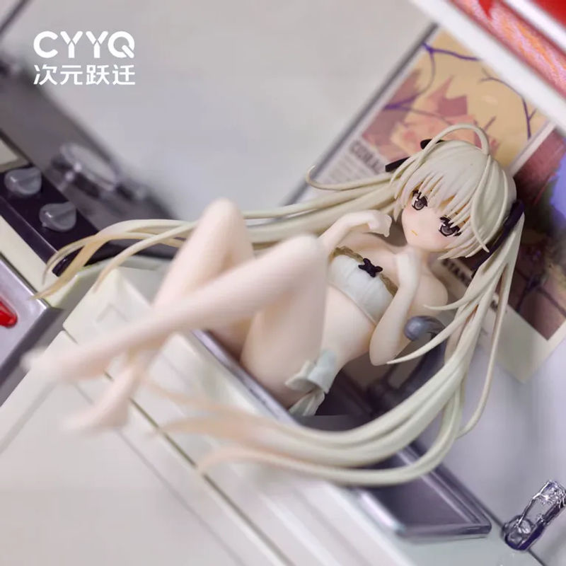Bandai Kasugano Sora Anime-Figur Yosuga No Sora Aqua Bikini-Mädchen aus Kunststoff, Farbe: weiß, Höhe: 10 cm - Bild 5