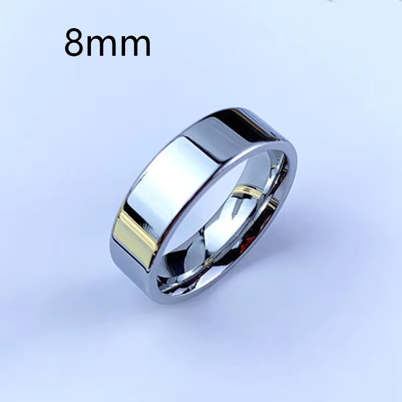 NUOBING Ring Edelstahl, Silber, Unisex - Bild 1