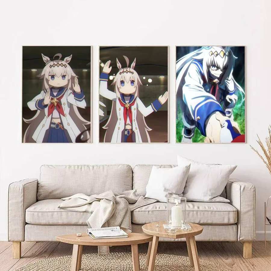 Selbstklebendes und wasserfestes Anime Poster Umamusume Pretty Derby Cinderella Gray Oguri Cap Verno Light in Mehrfarbig - Bild 2