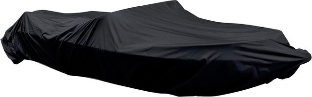 KaiSai Bootsplane aus 420D Oxford-Gewebe in Schwarz mit Sonnenschutz und 4 winddichten Schnallen - Bild 1