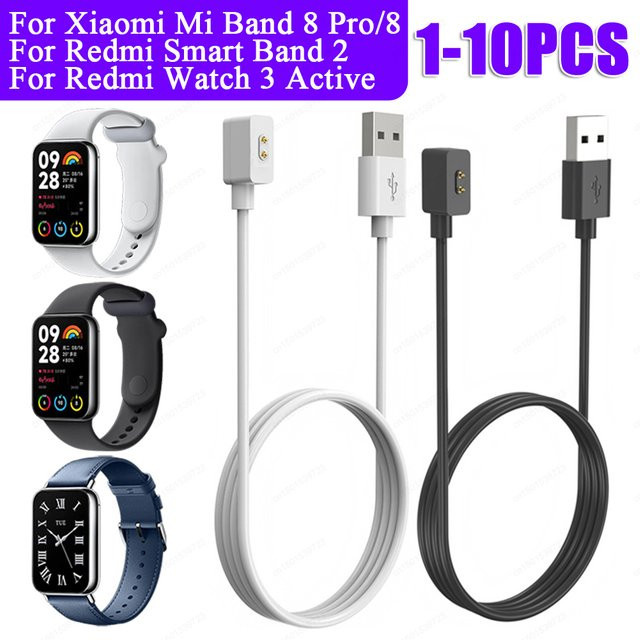 ALLOYSEED Uhrenladegerät mit 1 m Ladekabel für Xiaomi Mi 8 Pro, Mi 8, Redmi Band 2 und Active Watch 3 - Bild 1