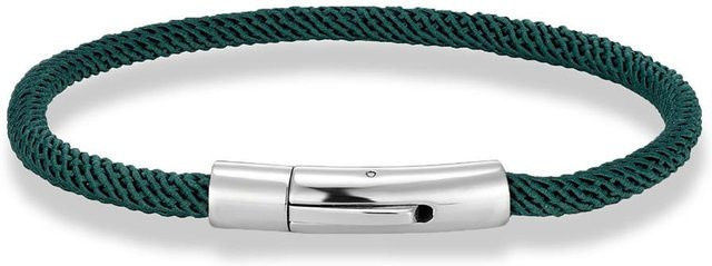 Seilarmband, Edelstahl, grün, Unisex, 21 cm - Bild 1