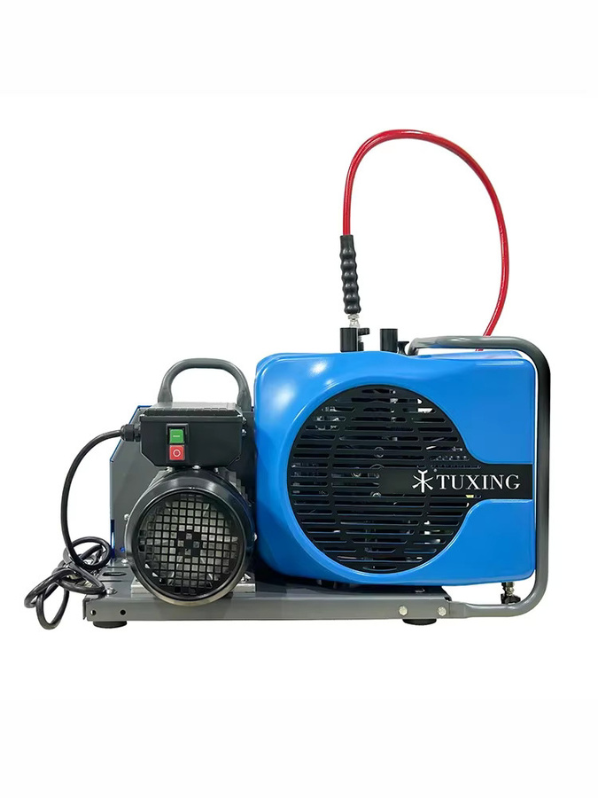 TUXING PCP-Luftkompressor 4500Psi 300Bar Hochdruckkompressor in Blau für Tauchen, Schnorcheln und Luftgewehre - Bild 7