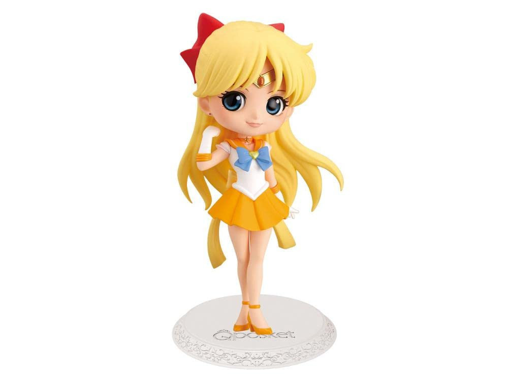 Banpresto Pretty Guardian Sailor Moon Eternal Q posket Super Sailor Venus Figur in Pastellfarben - Bild 2