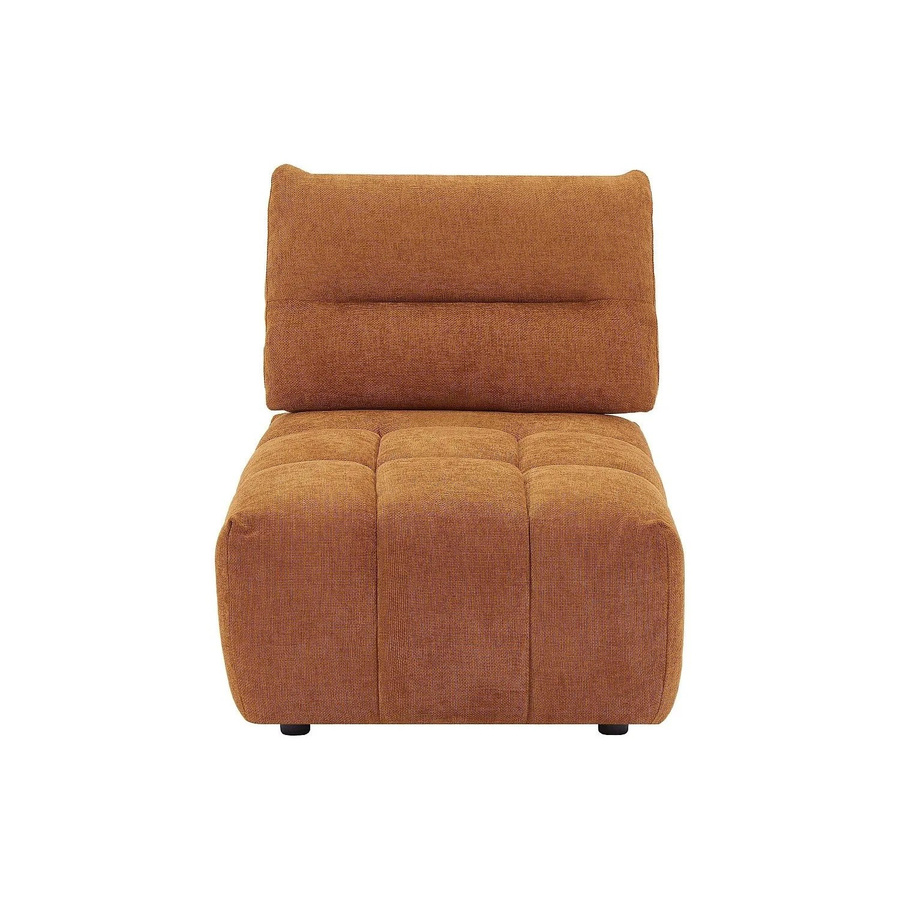Vente-unique Sessel Apoliu mit gerader Rückenlehne in Terracotta, Breite: 86 cm - Bild 2