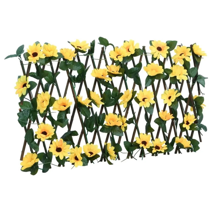 vidaXL Rankgitter mit künstlichem Efeu, 5er Set, grün, Höhe: 180 cm, Breite: 20 cm - Bild 2