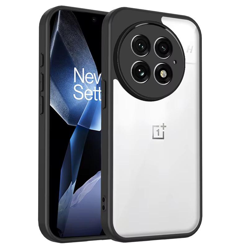 Transparente Silikonhülle für OnePlus One Plus 13 13R 13T 13S 12R 11 11R 10R 9R 9RT 8T 7 7T mit PC-Rückseite und TPU-Stoßfänger zur stoßfesten Abdeckung - Bild 5
