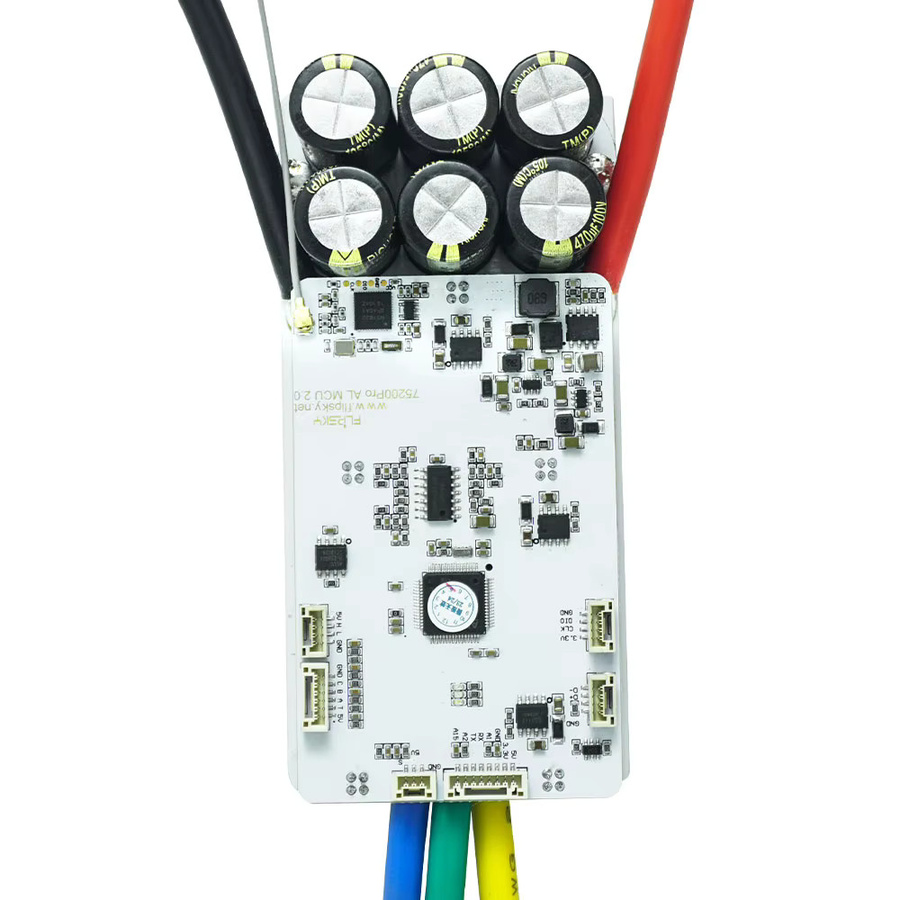 Flipsky 75200 Pro Bürstenloser ESC 84V Hochstrom mit Aluminium-PCB basierend auf VESC in Schwarz - Bild 3