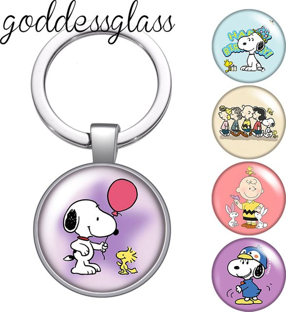 MINISO Schlüsselanhänger Snoopy Cartoon and Friends, Unisex - Bild 1