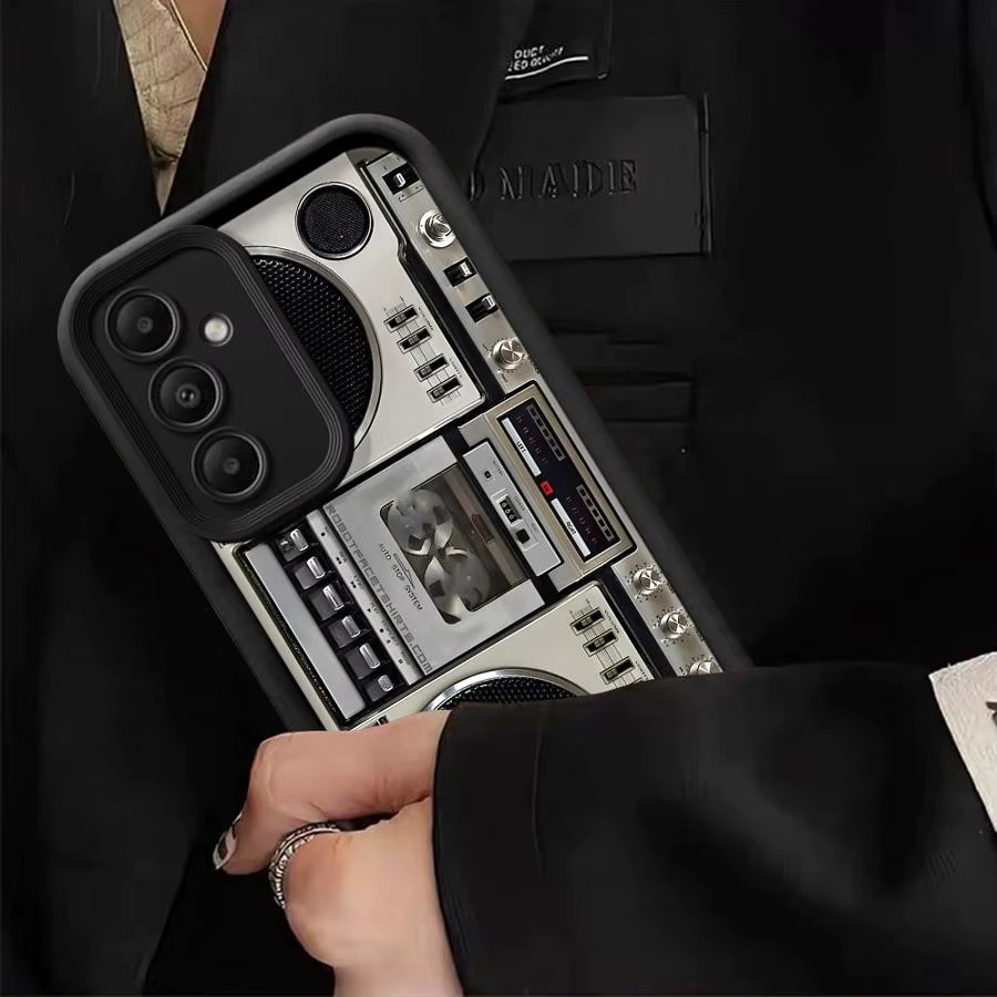Retro Radio Handyhülle für Samsung Galaxy A-Serie in Multicolour - Bild 2