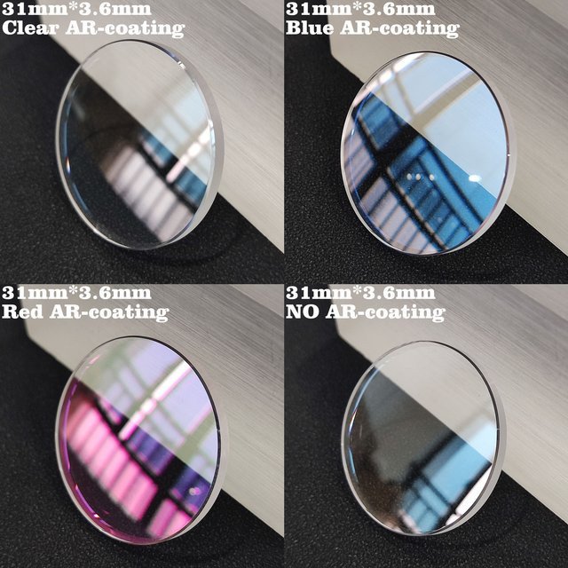OUMASHI Uhrenglas Saphirglas, doppelt gewölbt, 31 mm * 3,6 mm, Unisex - Bild 1