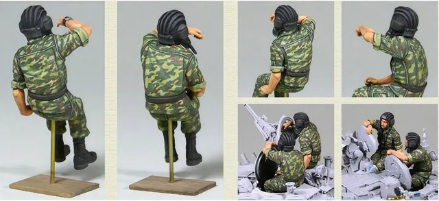 MEEKLION MODEL Moderne Kampfpanzerbesatzung, Unbemalter Modellbausatz, Maßstab 1:35 - Bild 1