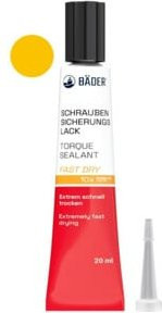 Bäder Schraubensicherungslack Fast Dry in Orange, 20 ml Tube - Bild 1