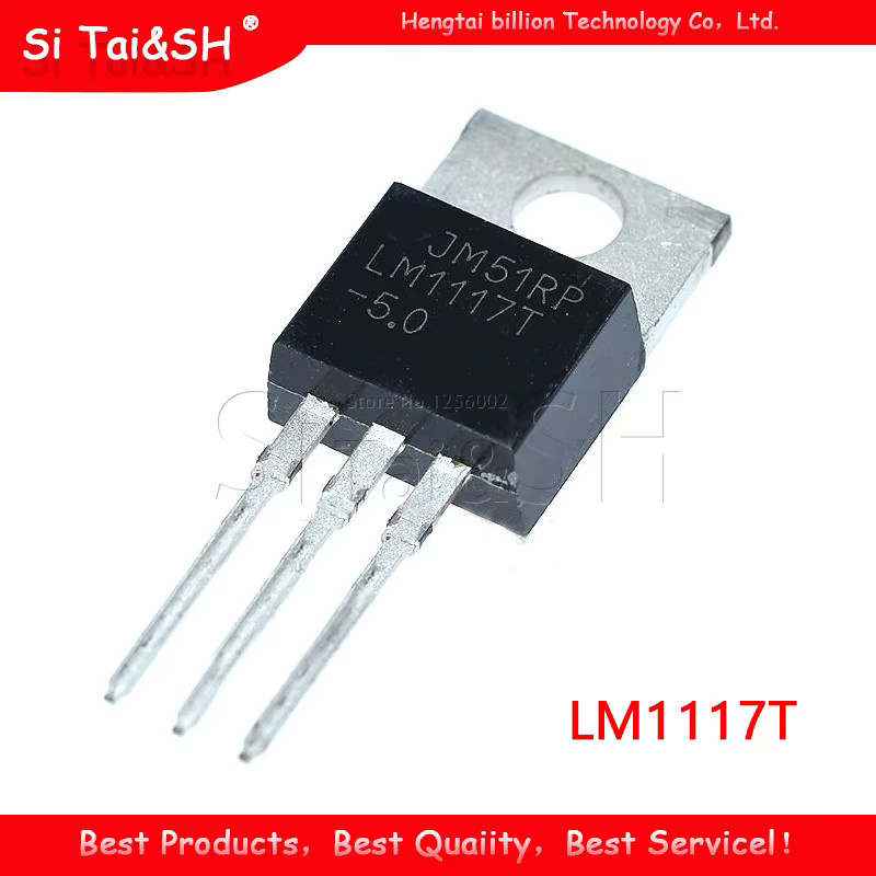 10er Set LM1117 Spannungsregler TO-220 in Schwarz von Si Tai&SH - Bild 2