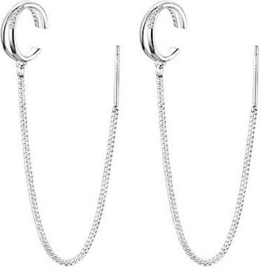 Ohrstecker 925 Silber, Zirkonia, Weiß, Damen - Bild 1