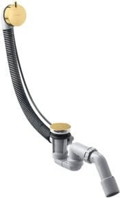 Hansgrohe Komplettset Flexaplus S Ab-/Überlaufgarnitur für die Badewanne in poliert Gold Optik - Bild 1