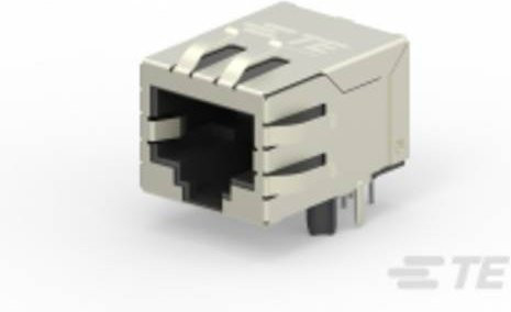 TE Connectivity Industrial RJ45 Ethernet LAN Stecker in Silber 5-2301994-4 - Bild 1