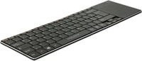 Delock Funktastatur mit Touchpad in Schwarz mit Bluetooth und Wi-Fi sowie QWERTZ DE Layout - Bild 1