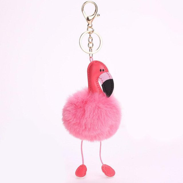 BC Pet Supplies Pompom-Flamingo-Plüschtier, pink, ab 3 Jahren - Bild 1