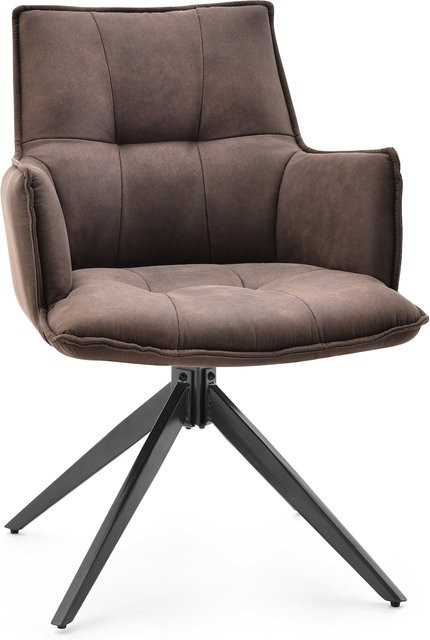 hjh LIVING Esszimmerstuhl Tavaro mit Armlehnen aus Stoff in modernem Design - Bild 1