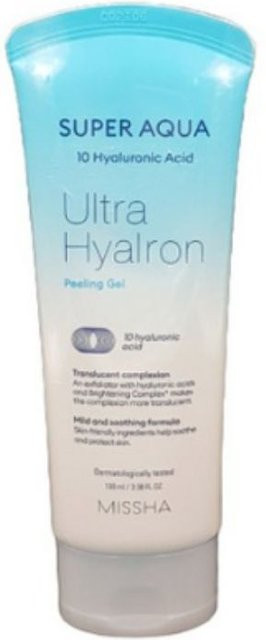 MISSHA Super Aqua Ultra Hyalron Peeling Gel, 100 ml, mit Hyaluronsäure - Bild 1