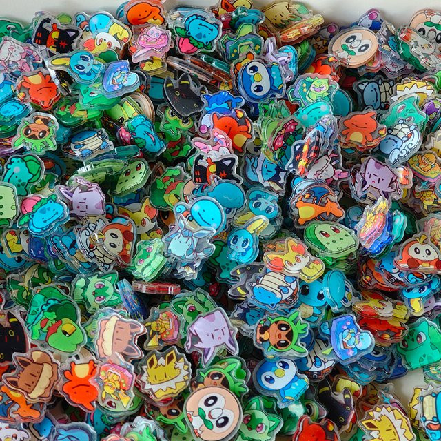 Bandai Pokémon Harz DIY Zubehör, 50-teiliges Set - Bild 1