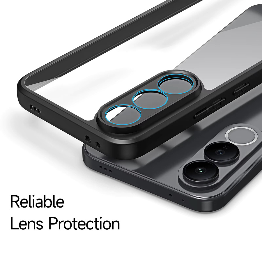 DUX DUCIS Transparente Anti-Sturz-Handyhülle für Vivo V70 FE X300s X300 Ultra mit TPU- und Acryl-Rückseite - Bild 2
