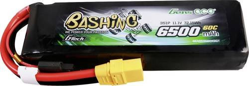 Gens ace Li-Ion Akku Pack 11.1V 6500 mAh Hardcase XT90 Schwarz - Bild 1